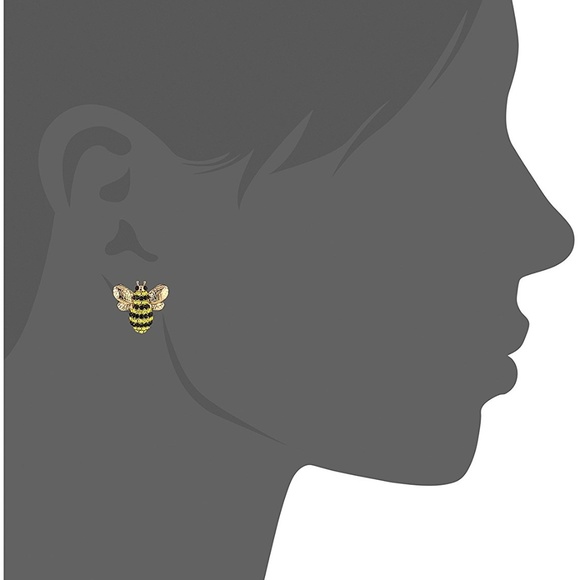 NEW Kate Spade Picnic Perfect Pavé Bee Studs - Picture 4 of 6